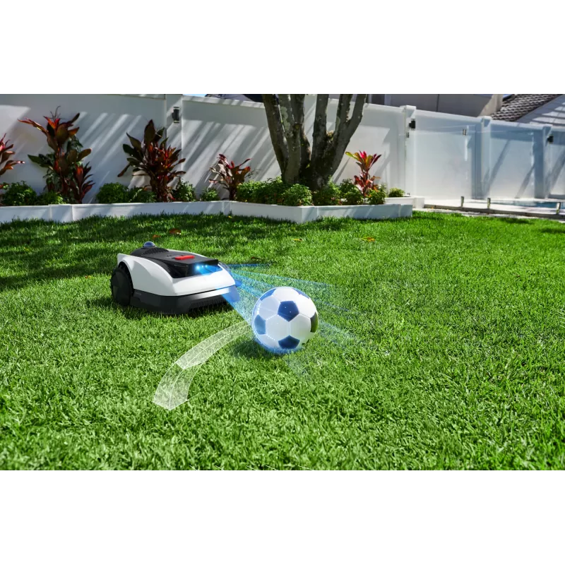 Ecovacs GOAT O1200 LiDAR PRO EU cortacésped robótico a batería negro, blanco