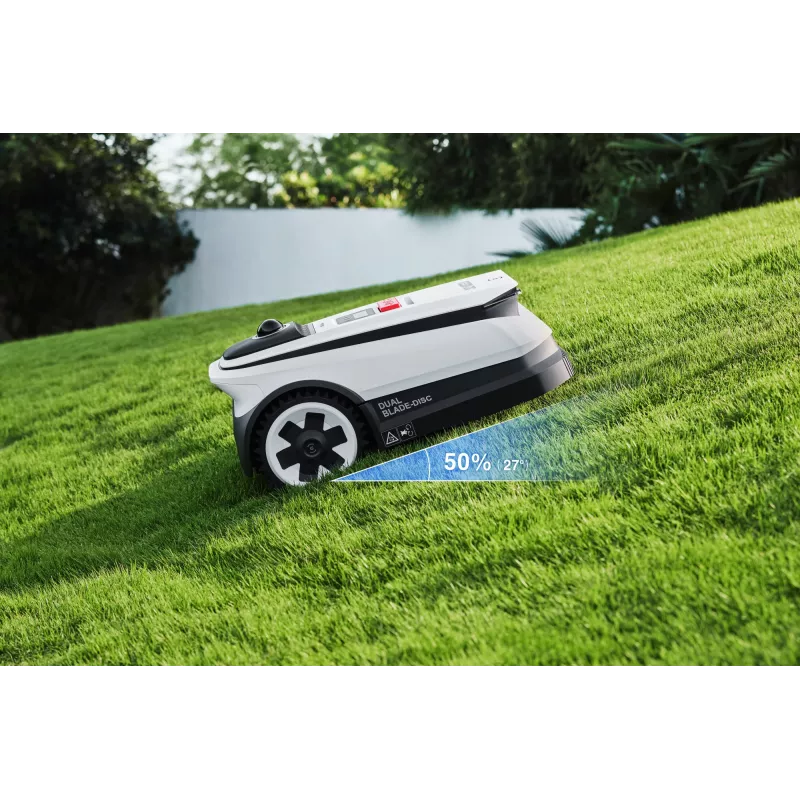 Ecovacs GOAT A1600 LiDAR PRO EU cortacésped robótico batería negro, blanco