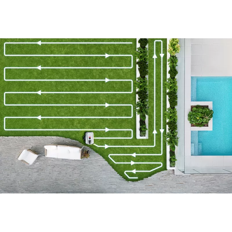 Ecovacs GOAT A1600 LiDAR PRO EU cortacésped robótico batería negro, blanco