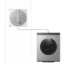 Robot limpiacristales Ecovacs WINBOT W3 OMNI, batería 4500 mAh, 270×270×76 mm, plata/blanco