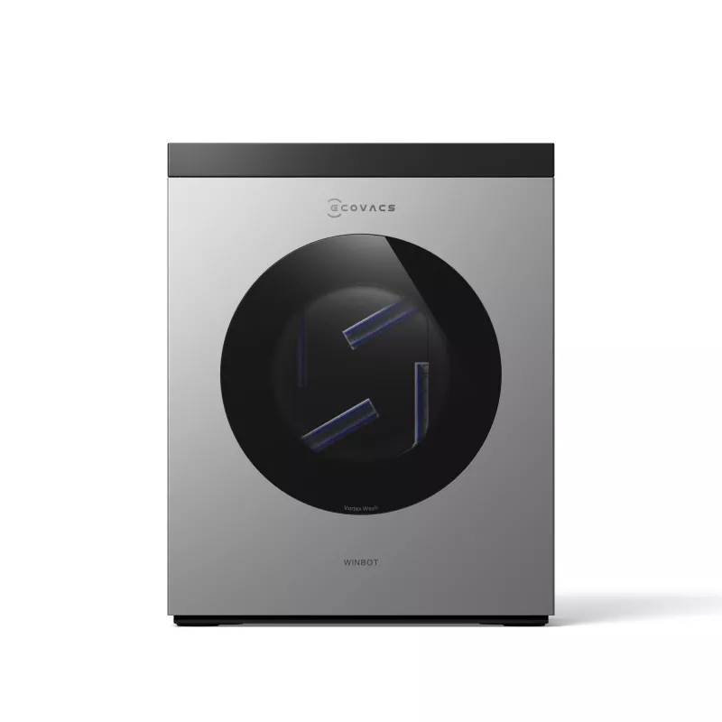 Robot limpiacristales Ecovacs WINBOT W3 OMNI, batería 4500 mAh, 270×270×76 mm, plata/blanco