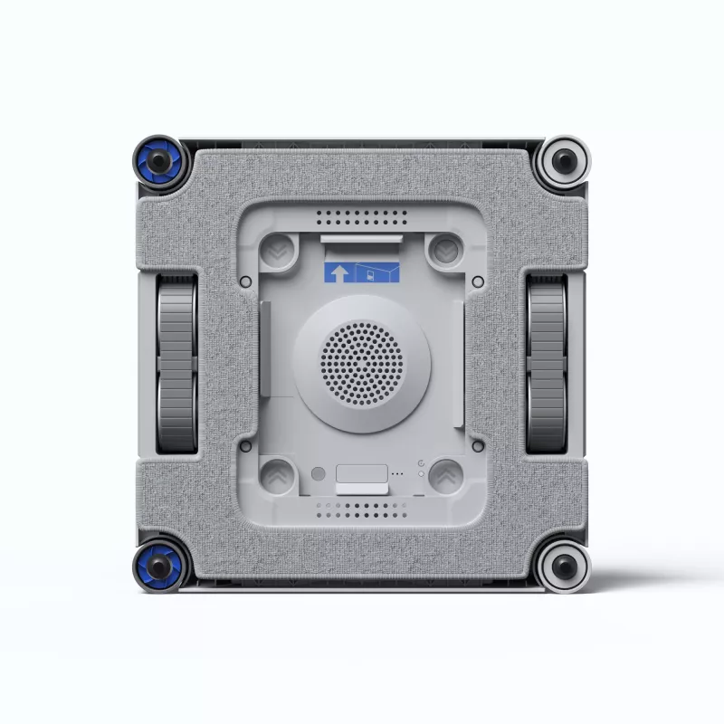 Robot limpiacristales Ecovacs WINBOT W3 OMNI, batería 4500 mAh, 270×270×76 mm, plata/blanco