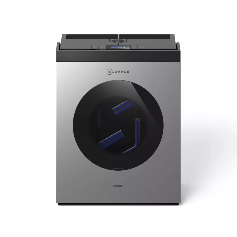 Robot limpiacristales Ecovacs WINBOT W3 OMNI, batería 4500 mAh, 270×270×76 mm, plata/blanco