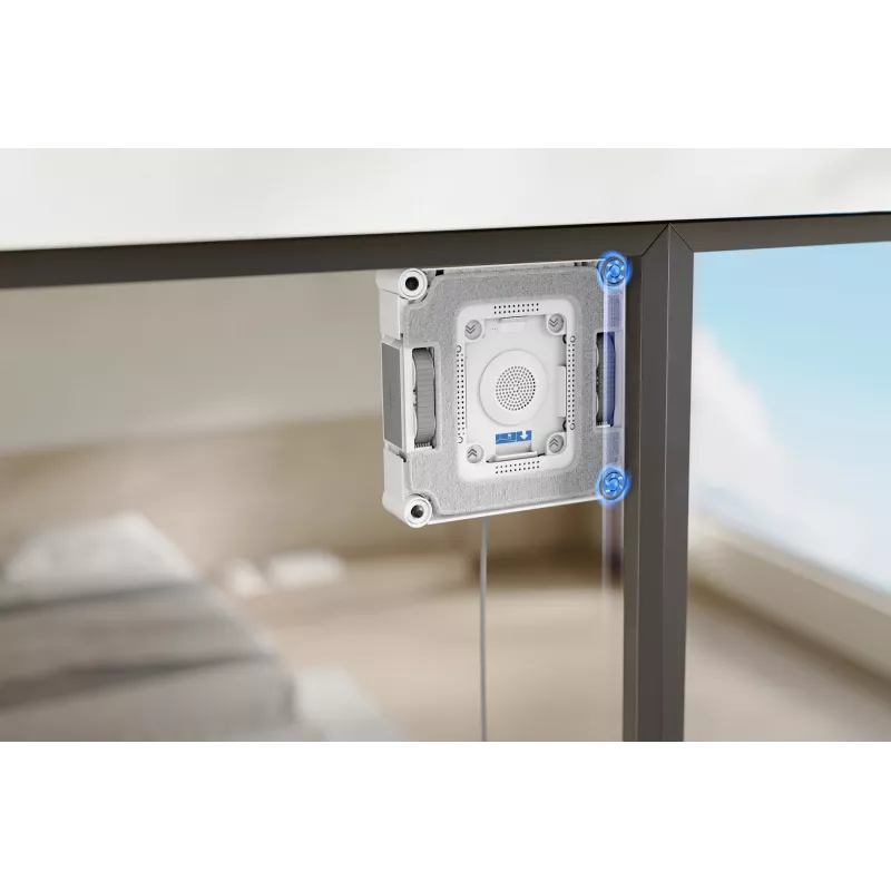 Robot limpiacristales Ecovacs WINBOT W3 OMNI, batería 4500 mAh, 270×270×76 mm, plata/blanco