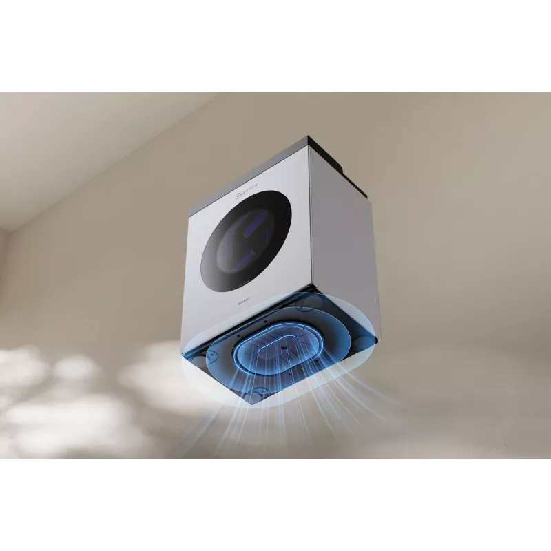 Robot limpiacristales Ecovacs WINBOT W3 OMNI, batería 4500 mAh, 270×270×76 mm, plata/blanco