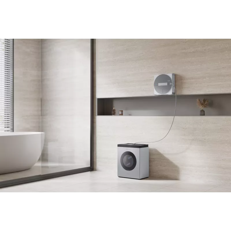 Robot limpiacristales Ecovacs WINBOT W3 OMNI, batería 4500 mAh, 270×270×76 mm, plata/blanco