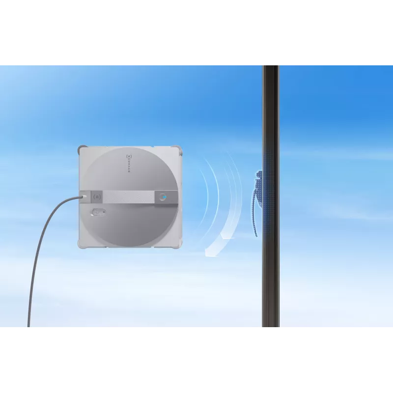 Robot limpiacristales Ecovacs WINBOT W3 OMNI, batería 4500 mAh, 270×270×76 mm, plata/blanco