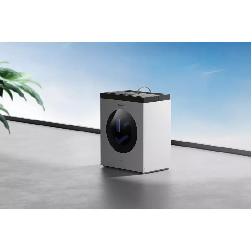 Robot limpiacristales Ecovacs WINBOT W3 OMNI, batería 4500 mAh, 270×270×76 mm, plata/blanco