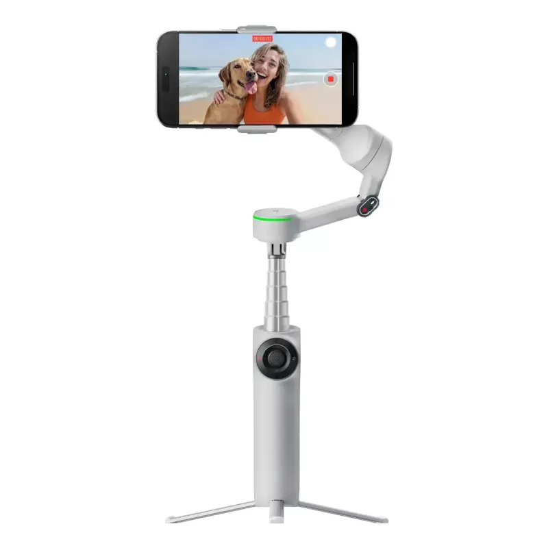 Estabilizador de cámara para smartphone Insta360 Flow 2 Pro Creator Bundle rotación 360°