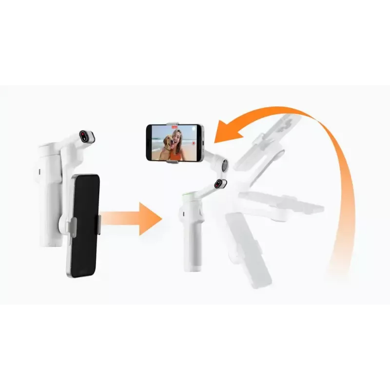 Estabilizador de cámara para smartphone Insta360 Flow 2 Pro Creator Bundle rotación 360°