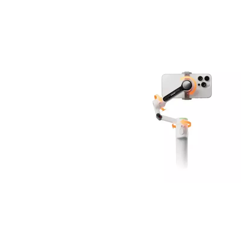 Estabilizador de cámara para smartphone Insta360 Flow 2 Pro Creator Bundle rotación 360°