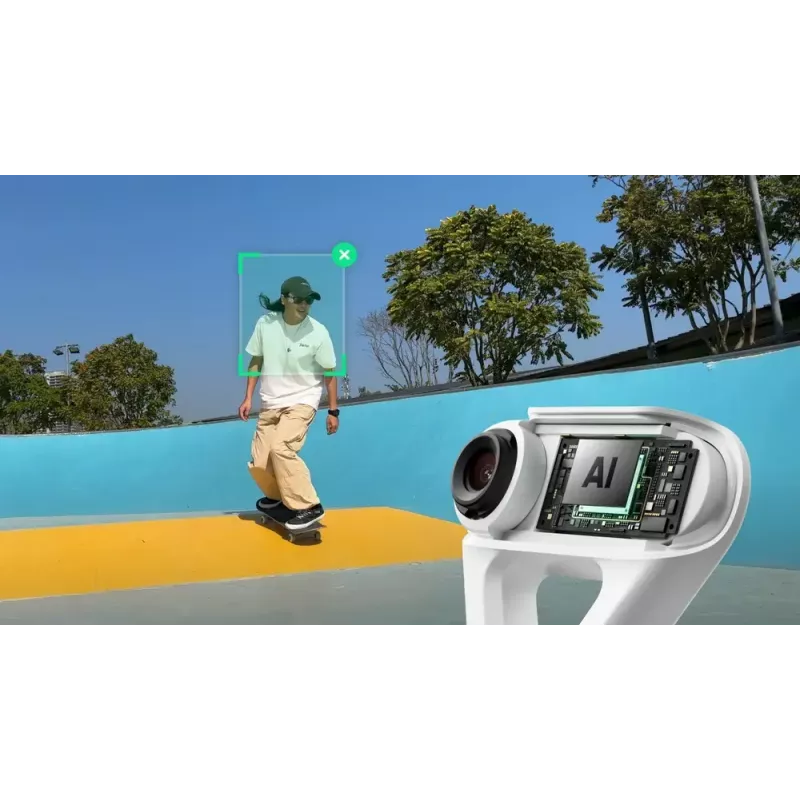 Estabilizador de cámara para smartphone Insta360 Flow 2 Pro Creator Bundle rotación 360°