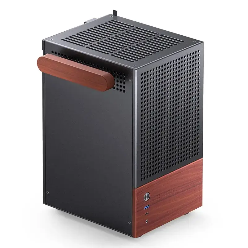 Caja de PC Jonsbo T6, mini-torre, Mini-ITX, negra