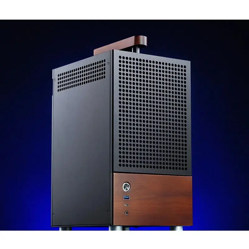 Caja de PC Jonsbo T6, mini-torre, Mini-ITX, negra