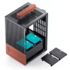 Caja de PC Jonsbo T6, mini-torre, Mini-ITX, negra