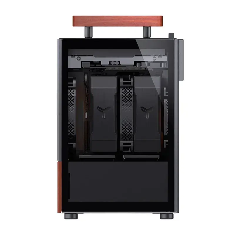 Caja de PC Jonsbo T6, mini-torre, Mini-ITX, negra