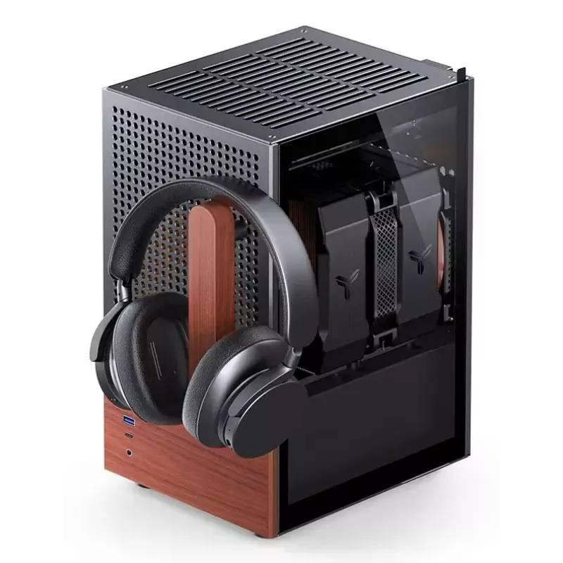 Caja de PC Jonsbo T6, mini-torre, Mini-ITX, negra