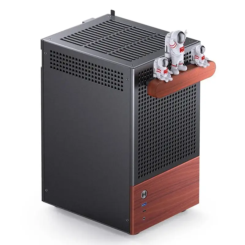 Caja de PC Jonsbo T6, mini-torre, Mini-ITX, negra