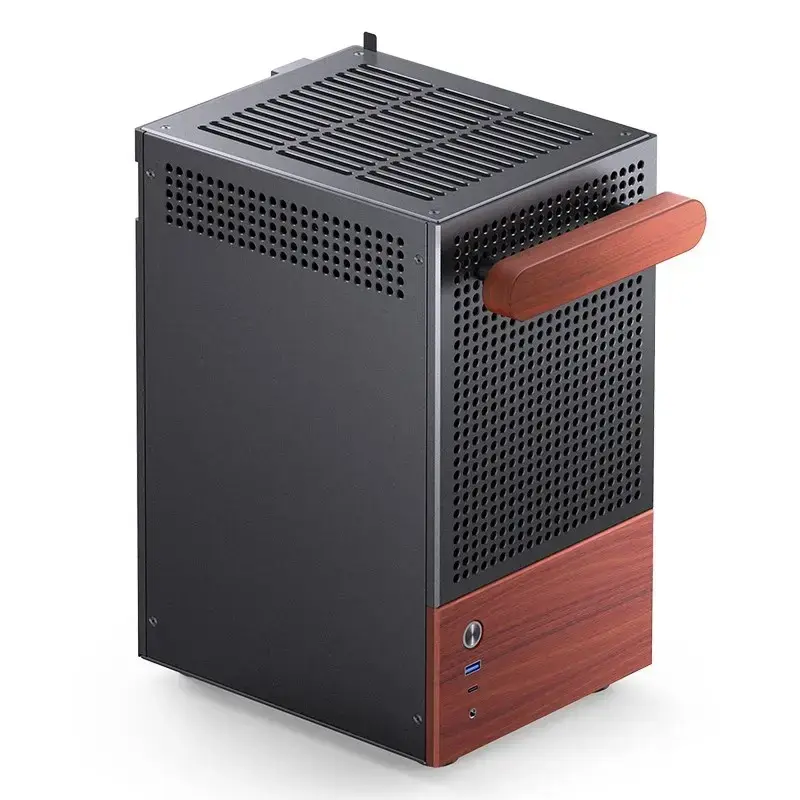 Caja de PC Jonsbo T6, mini-torre, Mini-ITX, negra