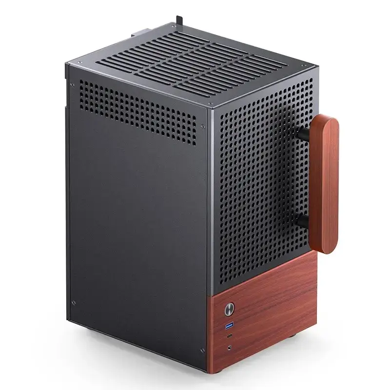Caja de PC Jonsbo T6, mini-torre, Mini-ITX, negra