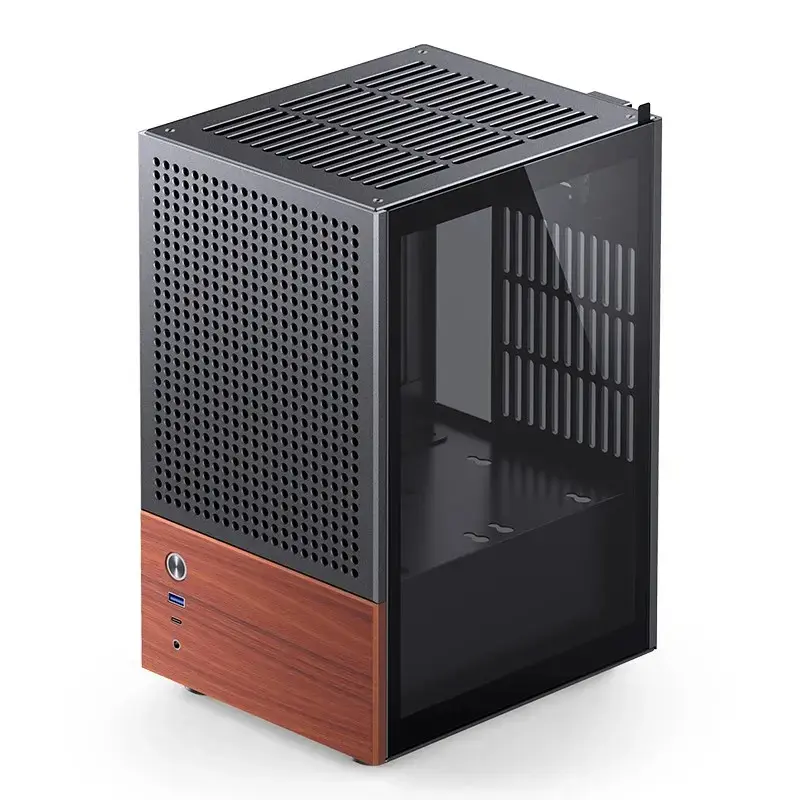 Caja de PC Jonsbo T6, mini-torre, Mini-ITX, negra