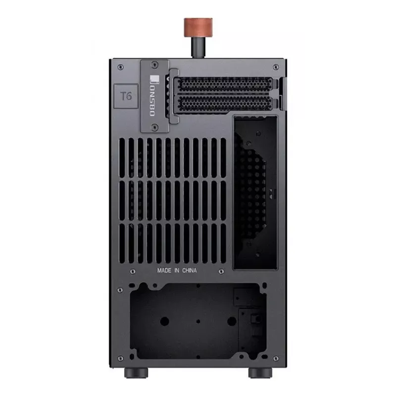Caja de PC Jonsbo T6, mini-torre, Mini-ITX, negra