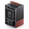 Caja de PC Jonsbo T6, mini-torre, Mini-ITX, negra