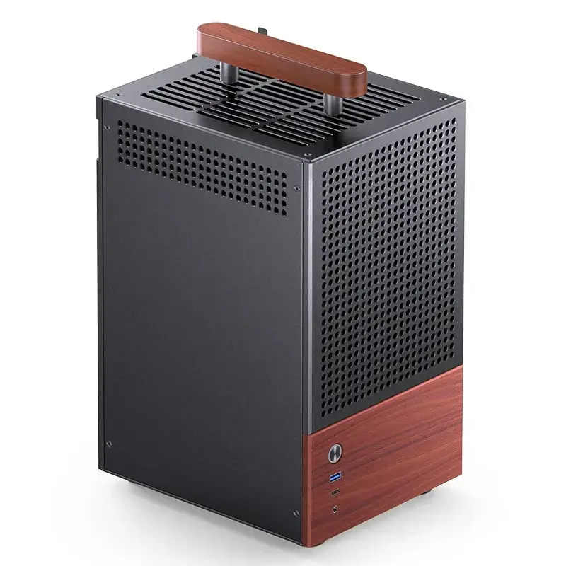 Caja de PC Jonsbo T6, mini-torre, Mini-ITX, negra
