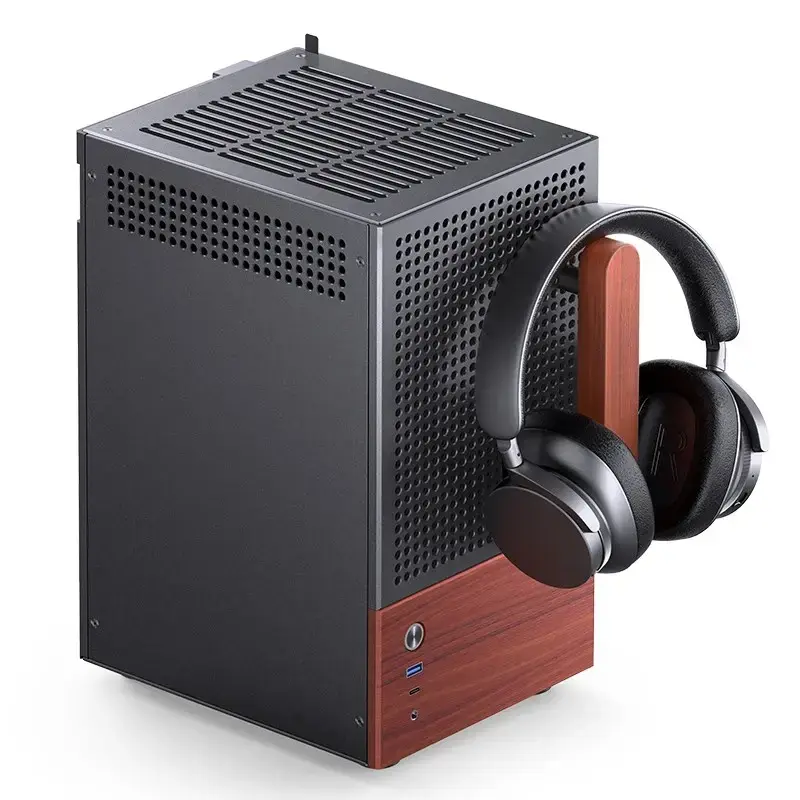 Caja de PC Jonsbo T6, mini-torre, Mini-ITX, negra