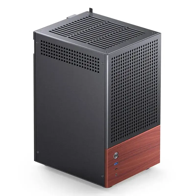 Caja de PC Jonsbo T6, mini-torre, Mini-ITX, negra