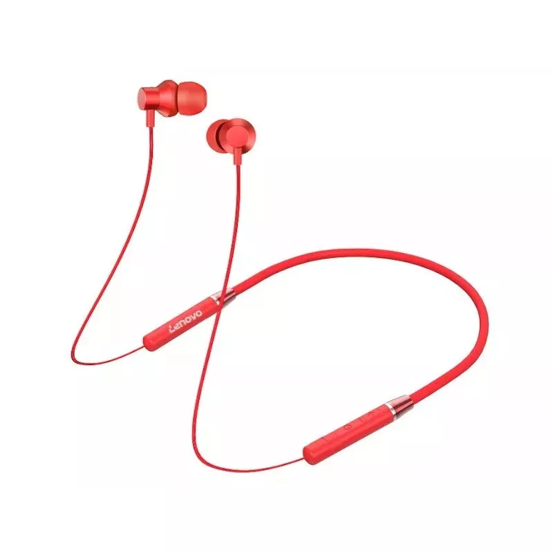 Auriculares Bluetooth inalámbricos Lenovo HE05 RED