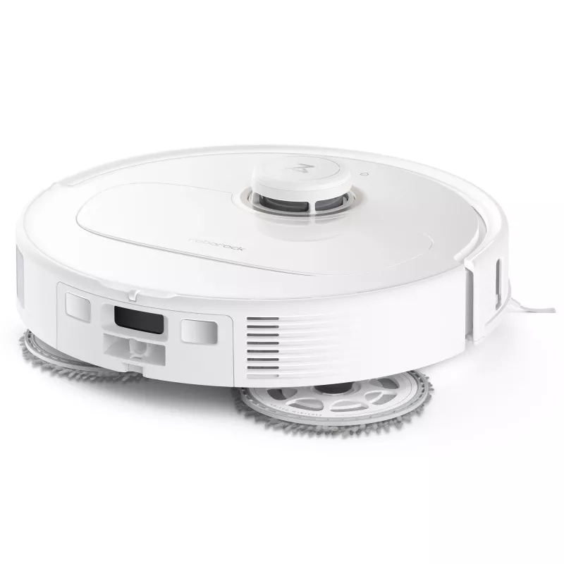 Roborock Qrevo MaxV (con RDS) robot aspirador blanco con estación de rellenado y secado automático