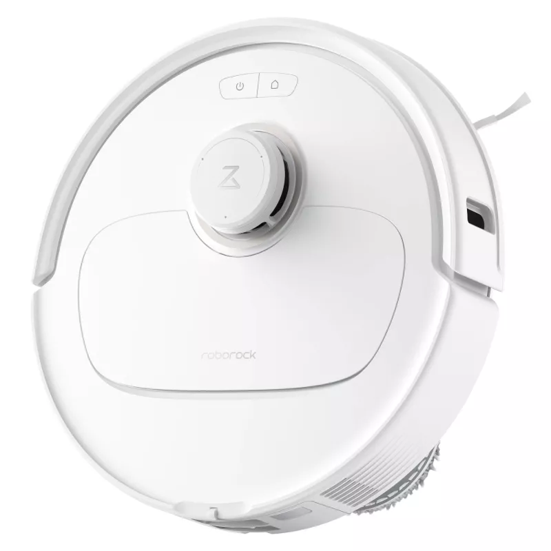 Roborock Qrevo MaxV (con RDS) robot aspirador blanco con estación de rellenado y secado automático