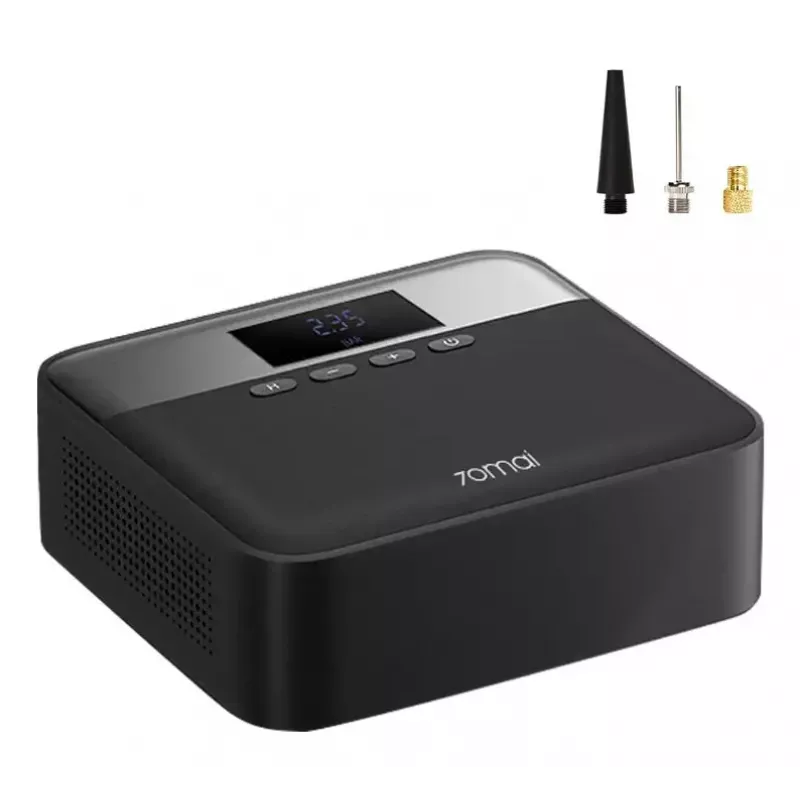 Compresor de aire 70mai TP03 — 12V DC/mechero, negro, universal, incluye adaptador de válvula esférica