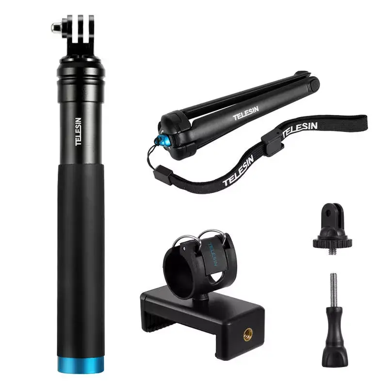 Trípode palo selfie Telesin GP-MNP-090-S altura ajustable ligero