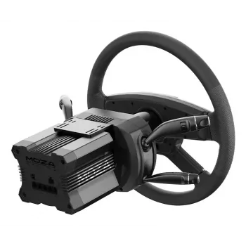Palanca de dirección Moza Racing RS065 negro aluminio acero 411x127x152mm
