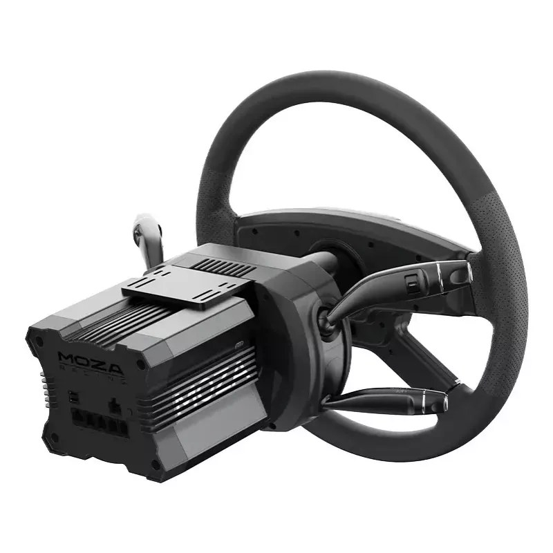 Palanca de dirección Moza Racing RS065 negro aluminio acero 411x127x152mm