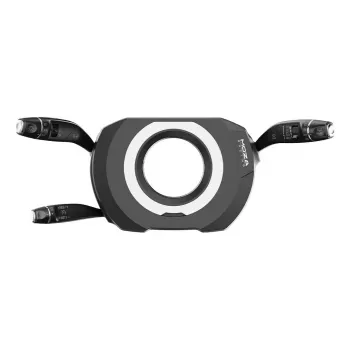 Palanca de dirección Moza Racing RS065 negro aluminio acero 411x127x152mm