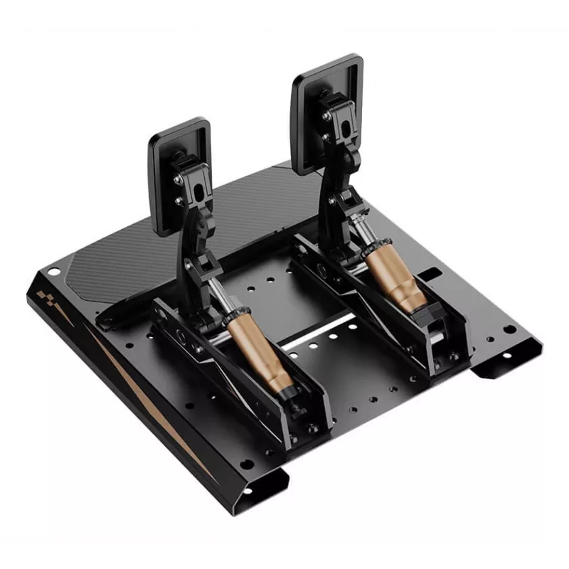Pedales Moza Racing CRP2 (acelerador+freno), pedal, negro, fibra de carbono, acero, 15 - 23°