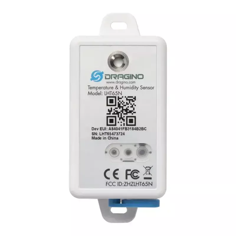 DRAGINO LHT65N sensor de temperatura y humedad autónomo para interior/exterior LoRaWAN EU868