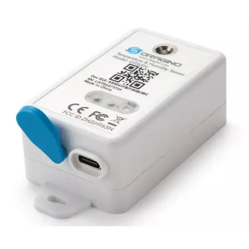 DRAGINO LHT65N sensor de temperatura y humedad autónomo para interior/exterior LoRaWAN EU868