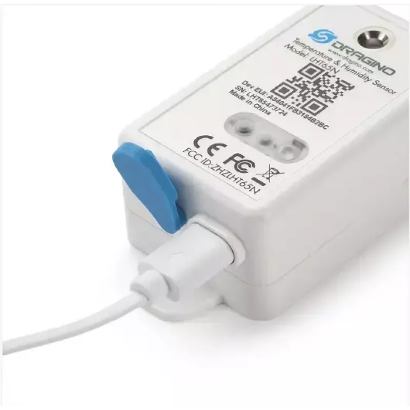 DRAGINO LHT65N sensor de temperatura y humedad autónomo para interior/exterior LoRaWAN EU868