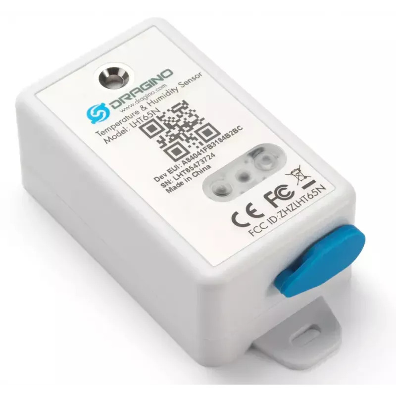 DRAGINO LHT65N sensor de temperatura y humedad autónomo para interior/exterior LoRaWAN EU868