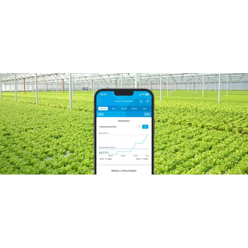 Govee H5075 sensor de temperatura y humedad para interior autónomo inalámbrico
