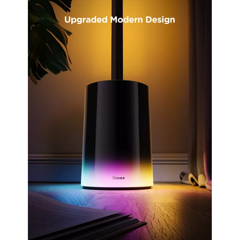 Govee Floor Lamp 2 lámpara de pie, compatible con Matter, negro