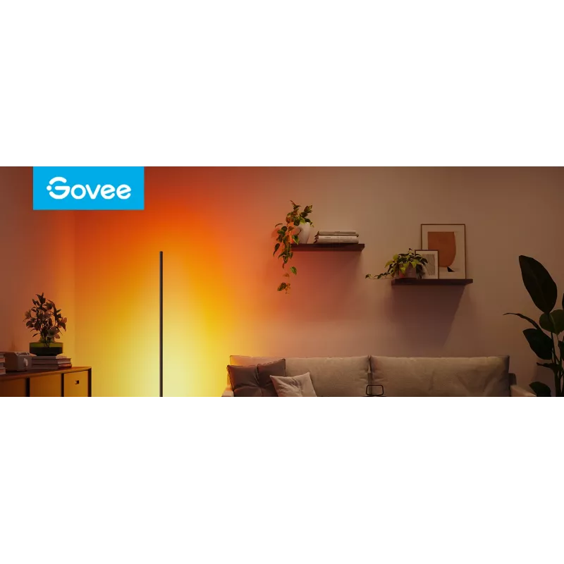 Govee Floor Lamp 2 lámpara de pie, compatible con Matter, negro