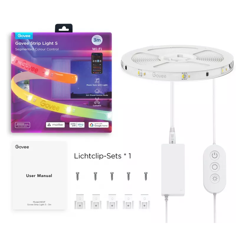 Govee H612FCD1 tira LED RGB, 3 metros