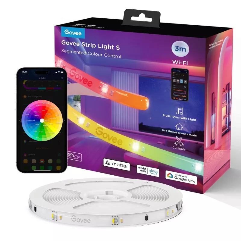 Govee H612FCD1 tira LED RGB, 3 metros