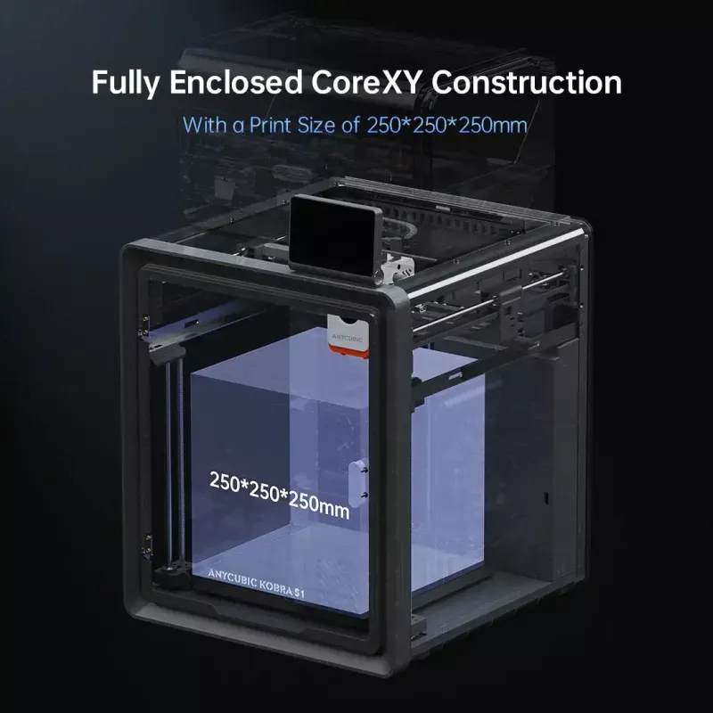 Impresora 3D 3D Prima Anycubic Kobra S1 Combo 250x250x250mm 600mm/seg