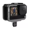 Carcasa de aluminio para cámara Telesin GP-FMS-G11-TZ para GoPro Hero 12/11/10/9 con adaptador vertical